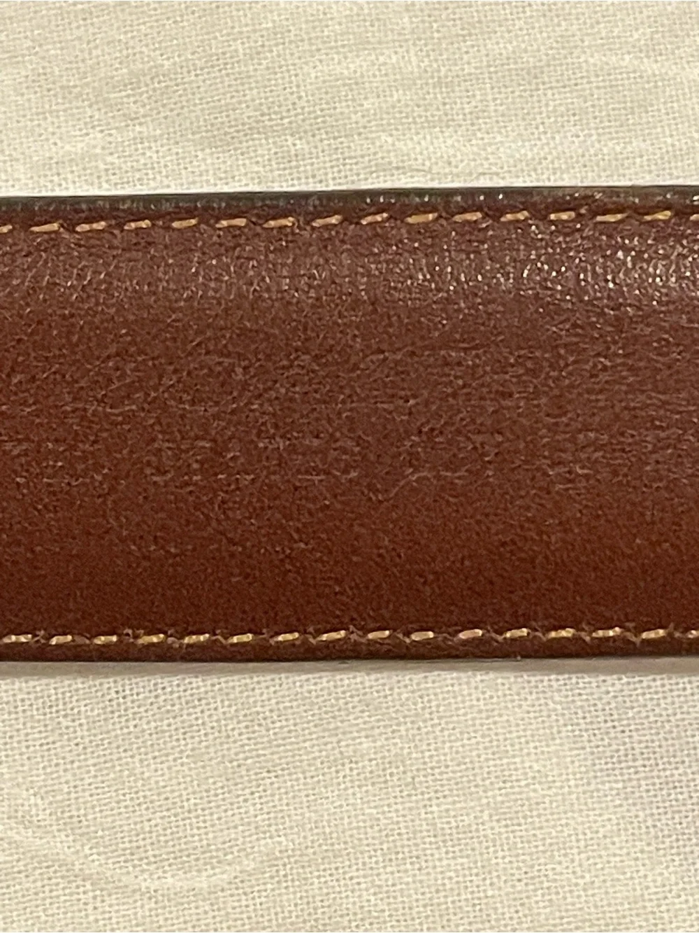 Vintage Coach Burgundy Leather Belt Brass Buckle USA Made Size 34 Unisex